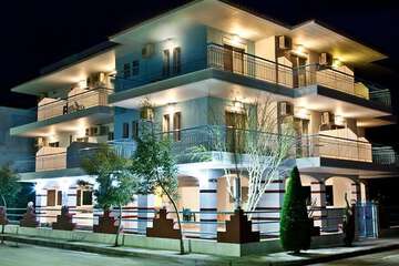 Front of property - evening/night