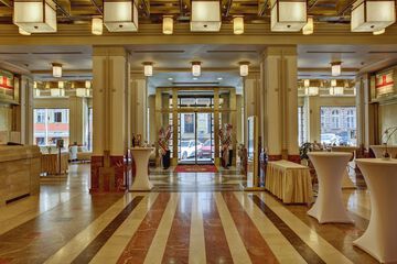 Interior entrance