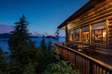 Front of property - evening/night
