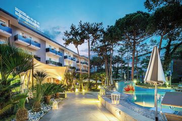 Front of property - evening/night