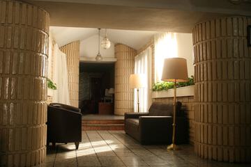 Interior entrance