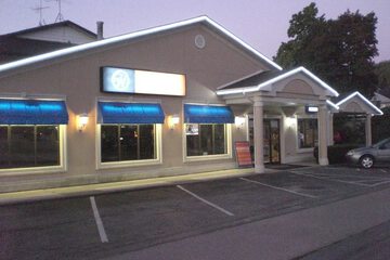 Front of property - evening/night