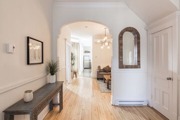 Interior entrance