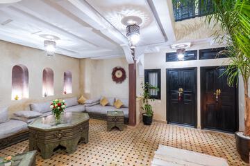 Lobby sitting area