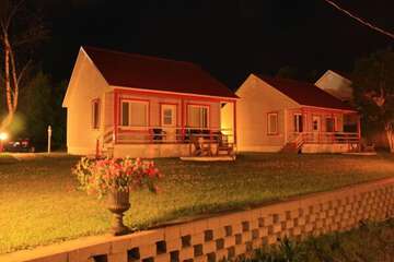 Front of property - evening/night