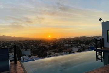 Rooftop pool