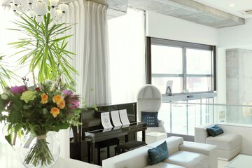 Lobby sitting area