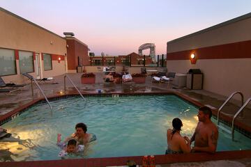 Rooftop pool