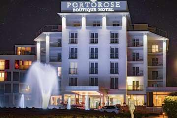 Front of property - evening/night