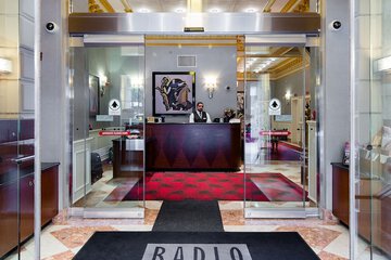 Interior entrance