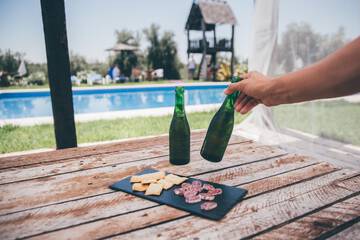 Poolside bar