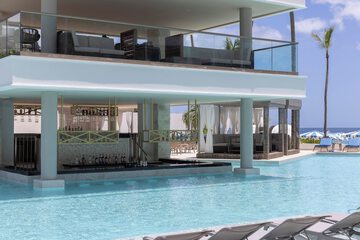 Swim-up bar