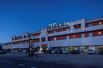 Front of property - evening/night
