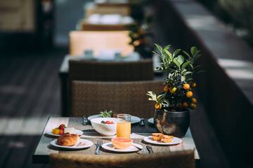 Breakfast area