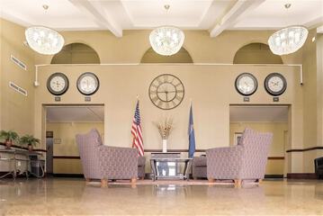 Interior entrance