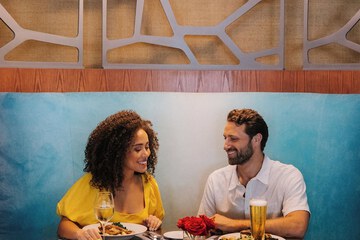 Couples dining