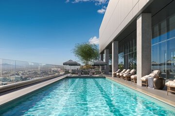 Rooftop pool