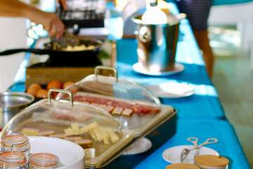 Breakfast buffet