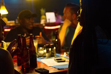 Poolside bar