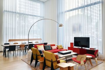 Lobby sitting area
