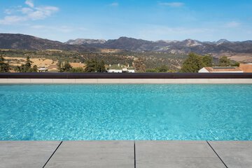 Rooftop pool