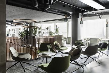 Lobby sitting area