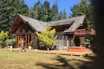 Redwood Log Cabin