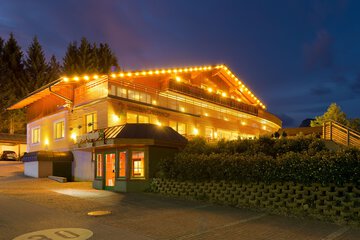 Front of property - evening/night