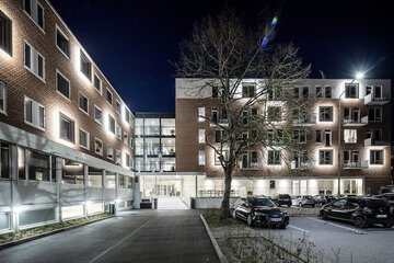 Front of property - evening/night