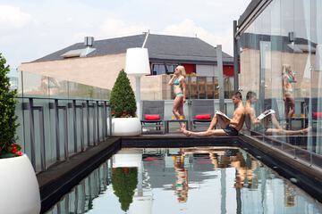 Rooftop pool