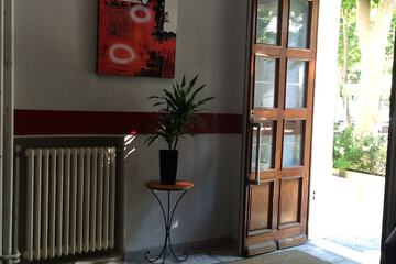Interior entrance