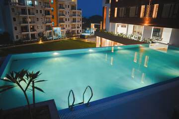 Rooftop pool