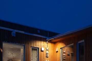 Front of property - evening/night