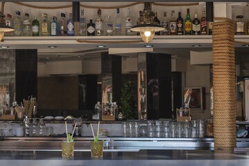 Poolside bar