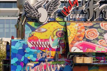 Outdoor wedding area