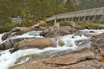 outside