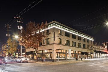 Front of property - evening/night