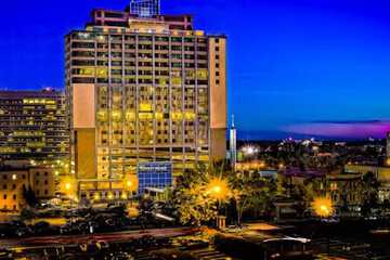 Front of property - evening/night