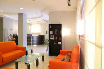 Lobby sitting area