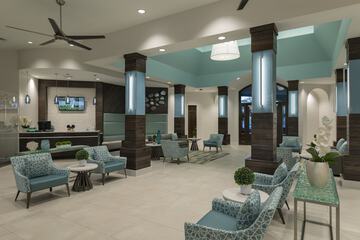 Lobby sitting area