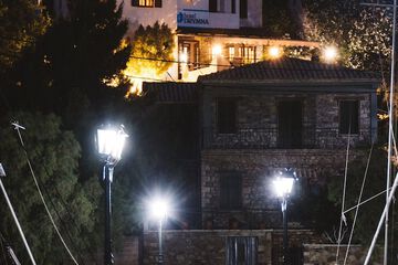 Front of property - evening/night