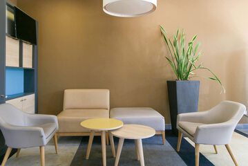 Lobby sitting area