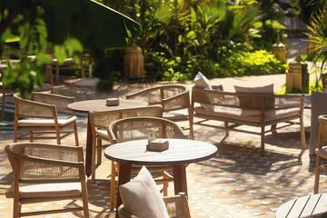 Poolside bar