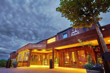 Front of property - evening/night