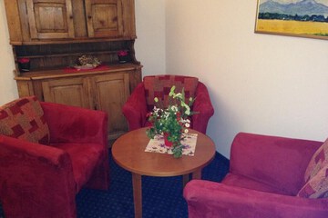 Lobby sitting area