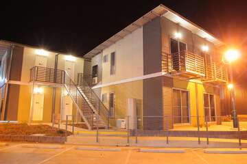 Front of property - evening/night