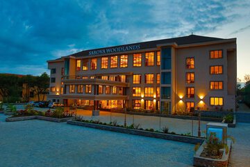Front of property - evening/night