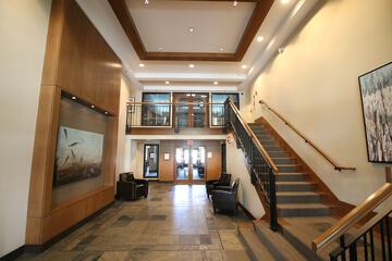 Interior entrance