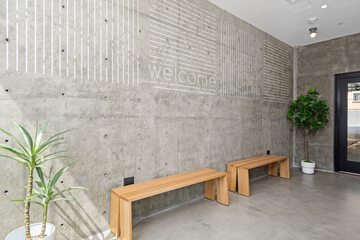 Interior entrance