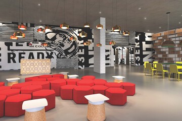 Lobby sitting area